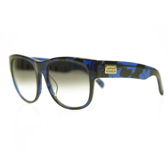 Matthew Williamson X Linda Farrow Blue Black Designer Sunglasses main image 7